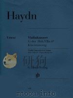 VIOLINKONZERT G-DUI HOB.VIIA: 4* KLAVIERAUSZUG VIOLIN CONCERTO IN G MAJOR HOB.VIIA: 4* PIANO REDUCTI（ PDF版）