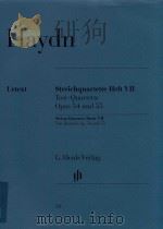 STREICHQUARTETTE HEFT VII TOST-QUARTETTE OPUS 54 UND HH STRING QUARTETS BOOK VII TOST QUARTETS OP.54（ PDF版）