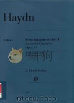 STREICHQUARTETTE HEFT V RUSSISCHE QUARTETTE OPUS 33 STRING QUARTETS BOOK V RUSSIAN QUARTETS OP.33 VI（ PDF版）