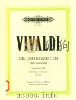 DIE JAHRWSZEITEN (LE STAGIONI) VIER KONZERTE FUR VIOLINE UND STREICHORCHESTER OPUS Ⅷ NR.1-4 AUSGABE（1967 PDF版）