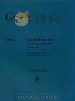 AUS HOLBERGS ZEIT SUITE IM ALTEN STIL OPUS 40 FROM HOLBERG'S TIME SUITE IN THE OLD STYLE OP.40（ PDF版）