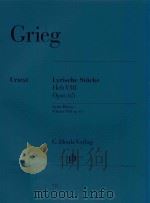 LYRISCHE STUCKE HEFT Ⅷ OPUS 65 LYRIC PIECES VOLUME Ⅷ OP.65（ PDF版）