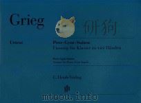 PEER-GYNT-SUITEN FASSUNG FUR KLAVIER ZU VIER HANDEN PEER GYNT SUITES VERSION FOR PIANO FOUR-HANDS（ PDF版）