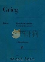 PEER-GYNT-SUITEN PASSUNG FUR KLAVIER PEER GYNT SUITES VERSION FOR PIANO（ PDF版）