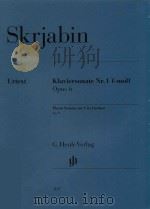 KLAVIERSONATE NR.1 F-MOLL OPUS 6 PIANO SONATA NO.2 IN F MINOR OP.6（ PDF版）