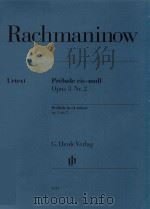 PRELUDE CIS-MOLL OPUS 3 NR.2 PRELUDE IN C# MINOR OP.3 NO.2（ PDF版）