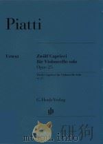 ZWOLF CAPRICCI FUR VIOLONCELLO SOLO OPUS 25 TWELVE CAPRICCI FOR VIOLONCELLO SOLO OP.25 PDF电子版封面
