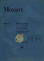 FLOTENKONZERT G-DUR KV 313 KLAVIERAUSZUG FLUTE CONCERTO IN G MAJOR K.313 PIANO REDUCTION FLOTE FLUTE（ PDF版）