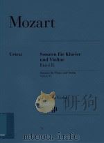 SONATEN FUR KLAVIER UND VIOLINE BAND Ⅱ SONATAS FOR PIANO AND VIOLIN VOLUME Ⅱ（ PDF版）