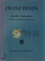 SECHS SONATEN FUR VIOLINE UND BASSO CONTINUO（ PDF版）
