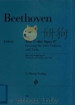 TRIO C-DUR OPUS 87 FASSUNG FUR ZWEI VIOLINEN UND VIOLA TRIO IN C MAJOR OP.87 VERSION FOR TWO VIOLINS（ PDF版）