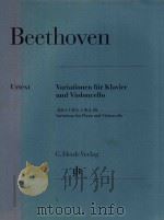 VARIATIONEN FUR KLAVIER UND VIOLONCELLO VARIATIONS FOR PIANO AND VIOLONCELLO（ PDF版）
