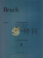 VIOLINKONZERT G-MOLL OPUS 26 KLAVIERAUSZUG VIOLIN CONCERTO IN G MINOR OP.26 PIANO REDUCTION VIOLINE（ PDF版）