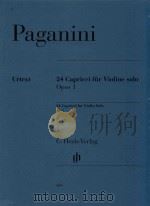 24 CAPRICEI FUR VIOLINE SOLO OPUS 1 24 CAPRICEI FOR VIOLIN SOLO OP.1（ PDF版）