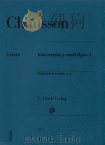 KLAVIERTRIO G-MOLL OPUS 3 PIANO TRIO IN G MINOR OP.3 VIOLINE VIOLIN VIOLONCELLO（ PDF版）