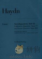 STREICHQUARTETTE HEFT Ⅺ LOBKOWITZ-QUARTETTE OPUS 77 UND LETZTES QUARTETT OPUS 103 STRING QUARTETS BO（ PDF版）