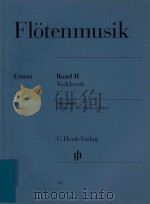 BAND Ⅱ VORKLASSIK FLUTE MUSIC VOLUME Ⅱ PRE-CLASSICAL PERIOD FLOTE FLUTE BASSO CONTINUO PDF电子版封面