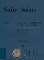 SONATE NR.1 C-MOLL OPUS 32 FUR VIOLONCELLO UND KLAVIER SONATA NO.1 IN C MINOR OP.32 FOR VIOLONCELLO（ PDF版）