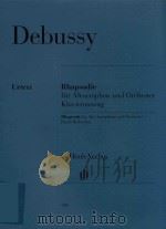RHAPSODIE FUR ALTSAXOPHON UND ORCHESTER KLAVIERAUSZUG RHAPSODY FOR ALTO SAXOPHONE AND ORCHESTRA PIAN（ PDF版）