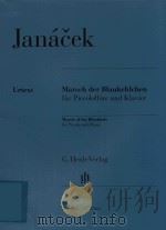MARSCH DER BLAUKEHLCHEN FUR PICCOLOFLOTE UND KLAVIER MARCH OF THE BLUEBIRDS FOR PICCOLO AND PIANO PDF电子版封面