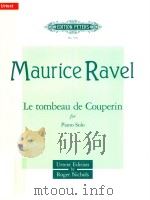 LE TOMBEAU DE COUPERIN SOLO PIANO（ PDF版）