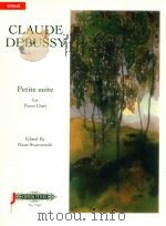 PETITE SUITE FOR PIANO DUET Ⅰ EN BATEAU Ⅱ CORTEGE Ⅲ MENUET Ⅳ BALLET（1979 PDF版）