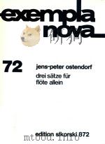 EXEMPLA NOVA 72 DREI SATZE FUR FLOTE ALLEIN（1979 PDF版）