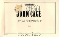 ATLAS ECLIPTICALIS VIOLIN 11 1961 PDF电子版封面 JOHN CAGE