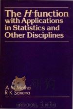 The H-function With Aoolications in Statistics and Other Disciplines（1978 PDF版）