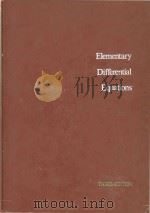 Elementary differential equations Third Edition（1977 PDF版）