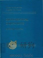Differential equations a first course（1984 PDF版）