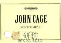 WINTER MUSIC 1 TO 20 PIANOS FOR BOB RAUSCHENBERG AND JASPER JOHNS（1960 PDF版）