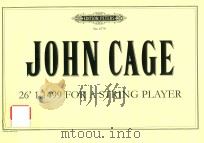26'1.1499 FOR A STRING PLAYER（1960 PDF版）