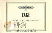MUSIC FOR CARILLON NO.4 FOR A 3-OCTAVE ELECTRONIC INSTRUMENT WITH ACCMDANIMENT（1961 PDF版）