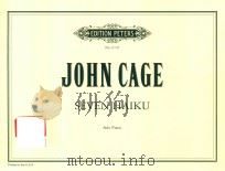 Seven Haiku Solo Piano（1960 PDF版）