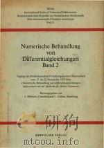 Numerische Behandlung von Differentialgleichungen Band 2 Tagung im Mathematischen Forschungsinstitut（1975 PDF版）