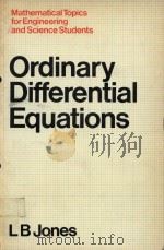 Ordinary differential equations for engineering and science students（1976 PDF版）