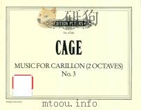 MUSICFOR CARILLON (2 OCTAVES) NO.3（ PDF版）