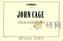 ATLAS ECLIPTICALIS VIOLA 9 1961 PDF电子版封面 JOHN CAGE