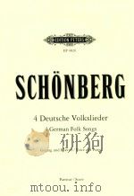 DEUTSCHE VOLKSLIEDER FUR EINE SINGSTIMME UND KLAVIER（1930 PDF版）