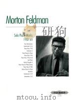 SOLO PIANO WORKS 1950-64 PDF电子版封面