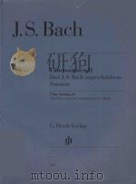 FLOTENSONATEN Ⅱ DREI J.S.BACH ZUGESCHRIEBENE SONATEN FLUTE SONATAS Ⅱ THE THREE SONATAS ATTRIBUTED TO 1981 PDF电子版封面