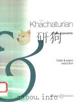 ARAM KHACHATURIAN CELLO CONCERTO CELLO & PIANO REDUCTION（1947 PDF版）
