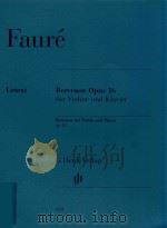 BERCEUSE OPUS 16 FUR VIOLINE UND KLAVIER BERCEUAW FOR VIOLIN AND PIANO OP.16（ PDF版）