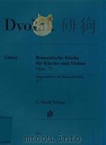 ROMANTISCHE STUCKE FUR KLAVIER UND VIOLINE OPUS 75 ROMANTIC PIECES FOR PIANO AND VIOLIN OP.75（ PDF版）