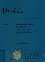 SONATINE FUR KLAVIER UND VIOLINE G-DUR OPUS 100 SONATINA FOR PIANO AND VIOLIN G MAJOR OP.100（ PDF版）