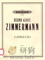 CAPRICCIO IMPROVISATIONEN UBER VOLKSLIEDERTHEMEN (1946) KLAVIER（1987 PDF版）