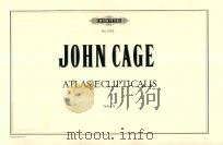 ATLAS ECLIPTICALIS VIOLIN 24 1961 PDF电子版封面 JOHN CAGE