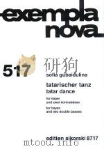 TATARISCHER TANZ TATAR DANCE CONTRABBASSO Ⅰ-Ⅱ（ PDF版）