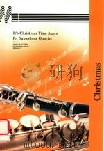 IT'S CHRISTMAS TIME AGAIN FOR SAXOPHONE QUARTER CHRISTMAS SOPRANO SAXIOHONE ALTO SAXOPHONE BARI（ PDF版）